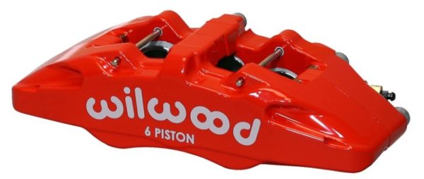 Wilwood Caliper-Forged Dynapro 6 5.25in Mount-Red-R H 1.62 1.12 1.12in Pistons 1.10in Disc Hot on Sale