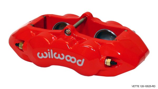 Wilwood Caliper-D8-4 Front Red 1.88in Pistons 1.25 Disc Discount