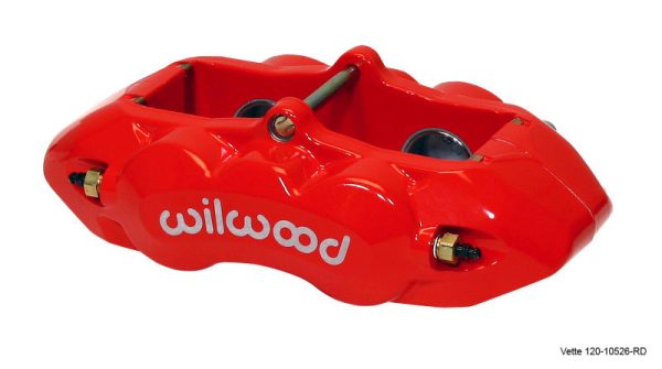 Wilwood Caliper-D8-4 Rear Red 1.38in Pistons 1.25in Disc Online now