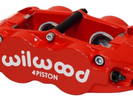 Wilwood Caliper-Narrow Superlite 4R - Red 1.12 1.12in Pistons 0.81in Disc Online now