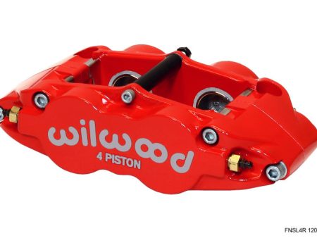 Wilwood Caliper-Narrow Superlite 4R - Red 1.25 1.25in Pistons 1.10in Disc For Discount