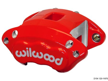 Wilwood Caliper-D154-Red 2.50in Piston 1.04in Disc Fashion