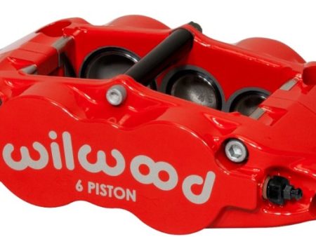 Wilwood Caliper-Narrow Superlite 6R-RH - Red 1.38 1.12 1.12in Pistons 1.10in Disc Online now