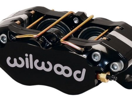 Wilwood Caliper-Dynapro Dust-Boot 5.25in Mount - Blk 1.75in Pistons .81in Disc Online Hot Sale