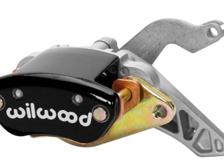 Wilwood Caliper-MC4 Mechanical-L H - Black w  Logo 1.19in Piston .81in Disc Online now