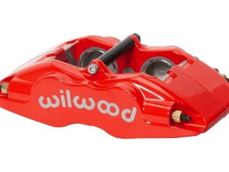 Wilwood Caliper - FSLI4 - Red 1.62in Piston 0.81in Rotor Online now