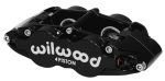 Wilwood Caliper-Narrow Superlite 4R - Black 1.12 1.12in Pistons 0.81in Disc on Sale