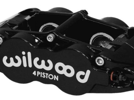 Wilwood Caliper-Narrow Superlite 4R - Black 1.12 1.12in Pistons 0.81in Disc on Sale