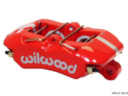 Wilwood Caliper-Dynapro Low-Profile 5.25in Mount - Red 1.12in Pistons .81in Disc Supply