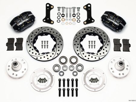 Wilwood Dynapro Dust-Boot Front Kit 11.00in Drilled 67-69 Camaro 64-72 Nova Chevelle For Discount