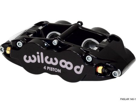 Wilwood Caliper-Narrow Superlite 4R - Black 1.25 1.25in Pistons 1.10in Disc Online Sale