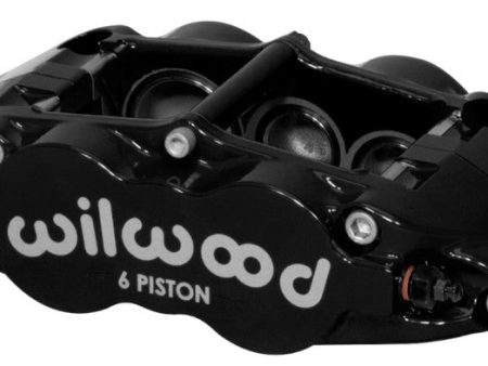 Wilwood Caliper-Narrow Superlite 6R-LH - Black 1.62 1.12 1.12in Pistons 1.10in Disc Discount