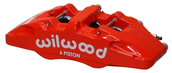 Wilwood Caliper-Forged Dynapro 6 5.25in Mount-Red-R H 1.62 1.38in 1.38in Pistons 1.10in Disc Discount