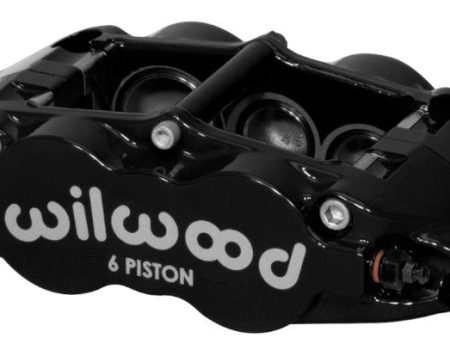 Wilwood Caliper-Narrow Superlite 6R-RH - Black 1.62 1.12 1.12in Pistons 1.10in Disc Fashion