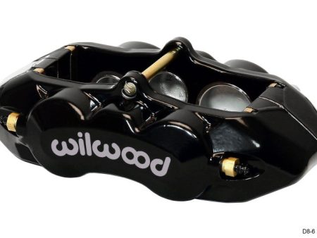 Wilwood Caliper-D8-6 R H Front Black 1.88 1.38 1.25in Pistons 1.25in Disc Supply