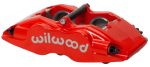 Wilwood Caliper-Forged Superlite 1.38in Pistons 1.25in Disc Red Hot on Sale